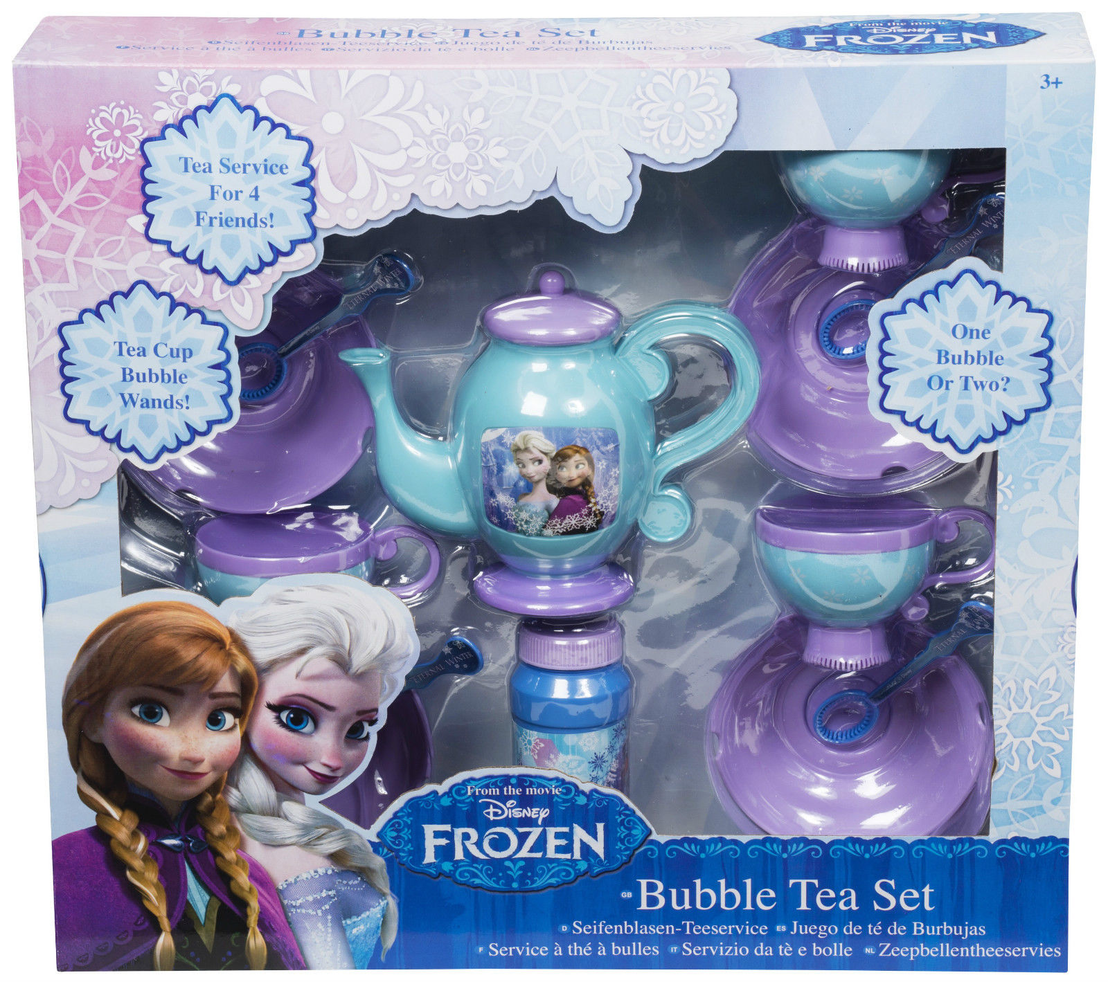 elsa doll tea party