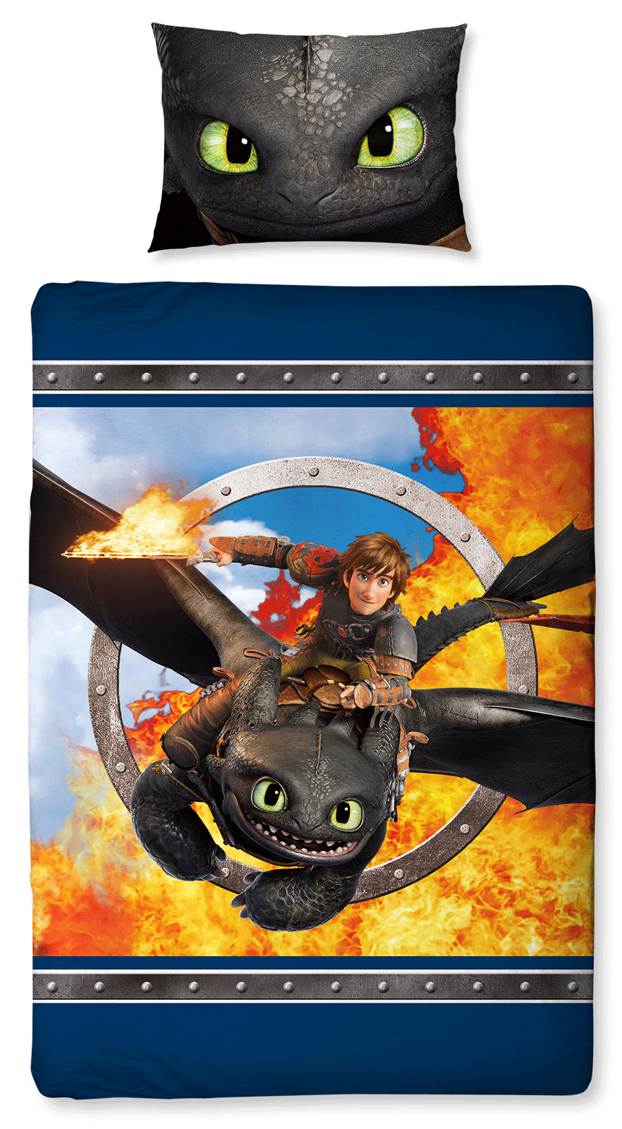 HOW TO TRAIN YOUR DRAGON TOOTHLESS SINGLE DUVET REVERSIBLE QUILT COVER
