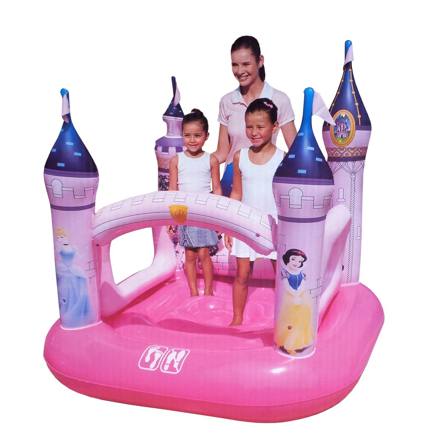 disney princess inflatable magic castle bed