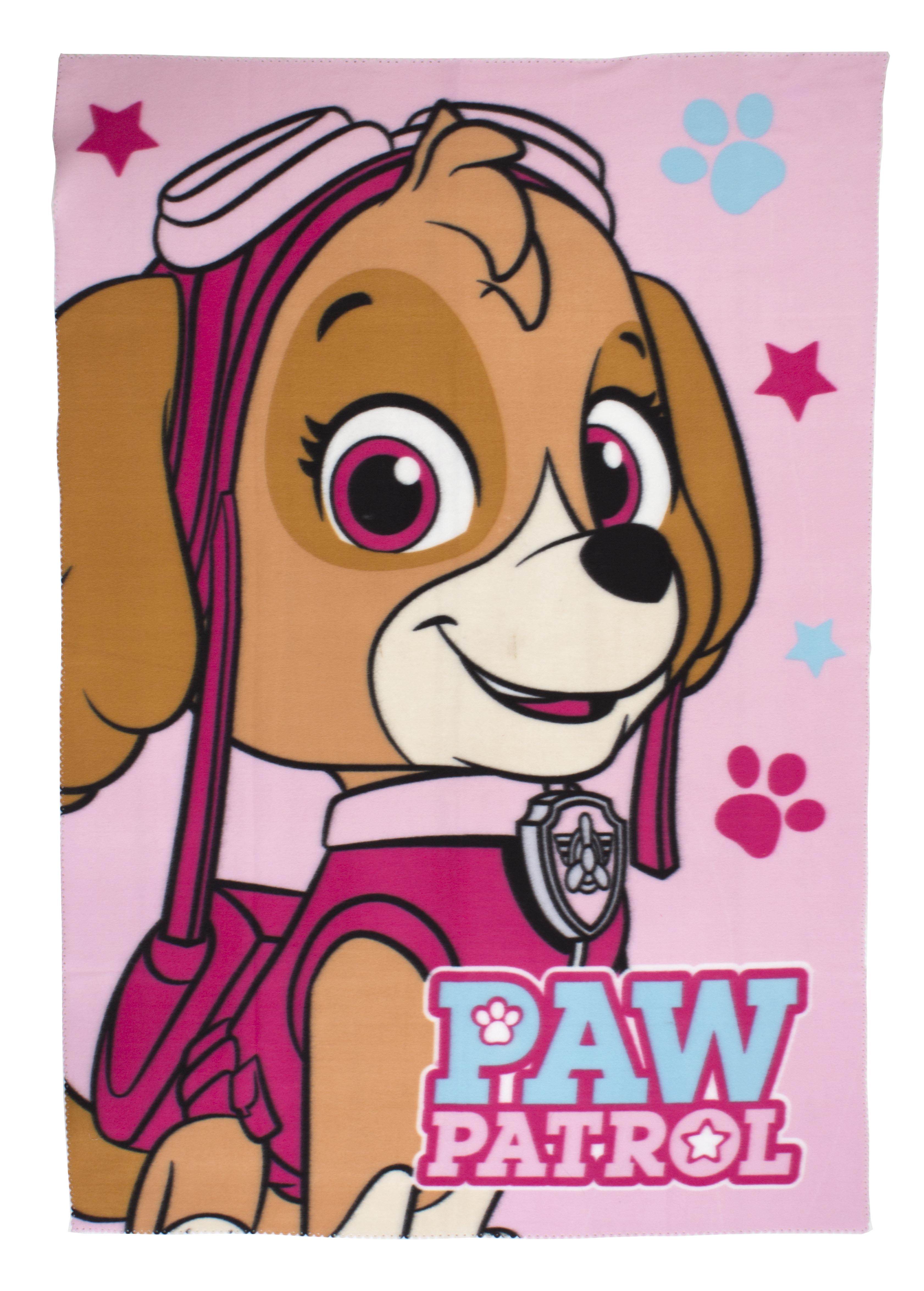 paw patrol skye blanket and pillow