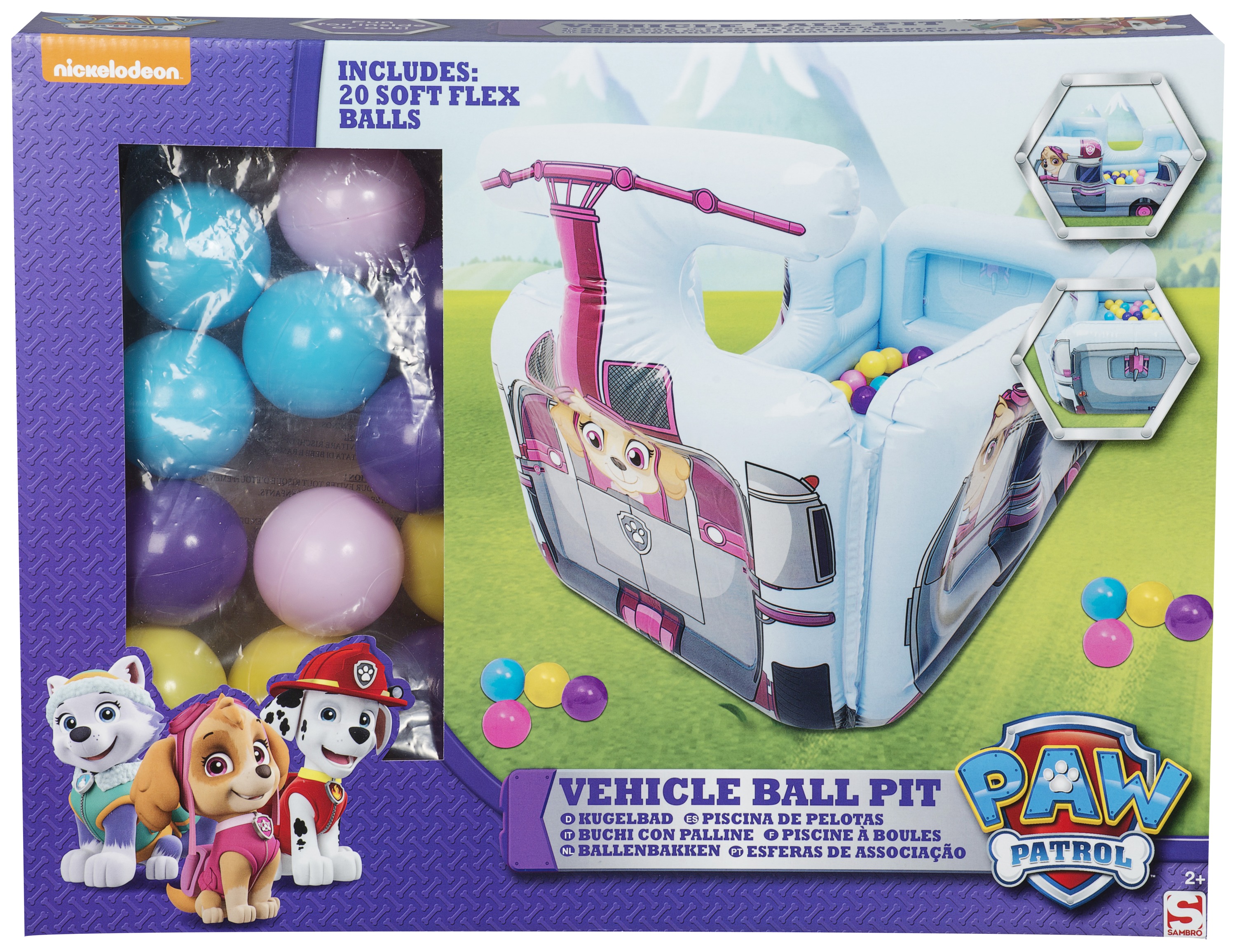 paw patrol inflatable ball pit