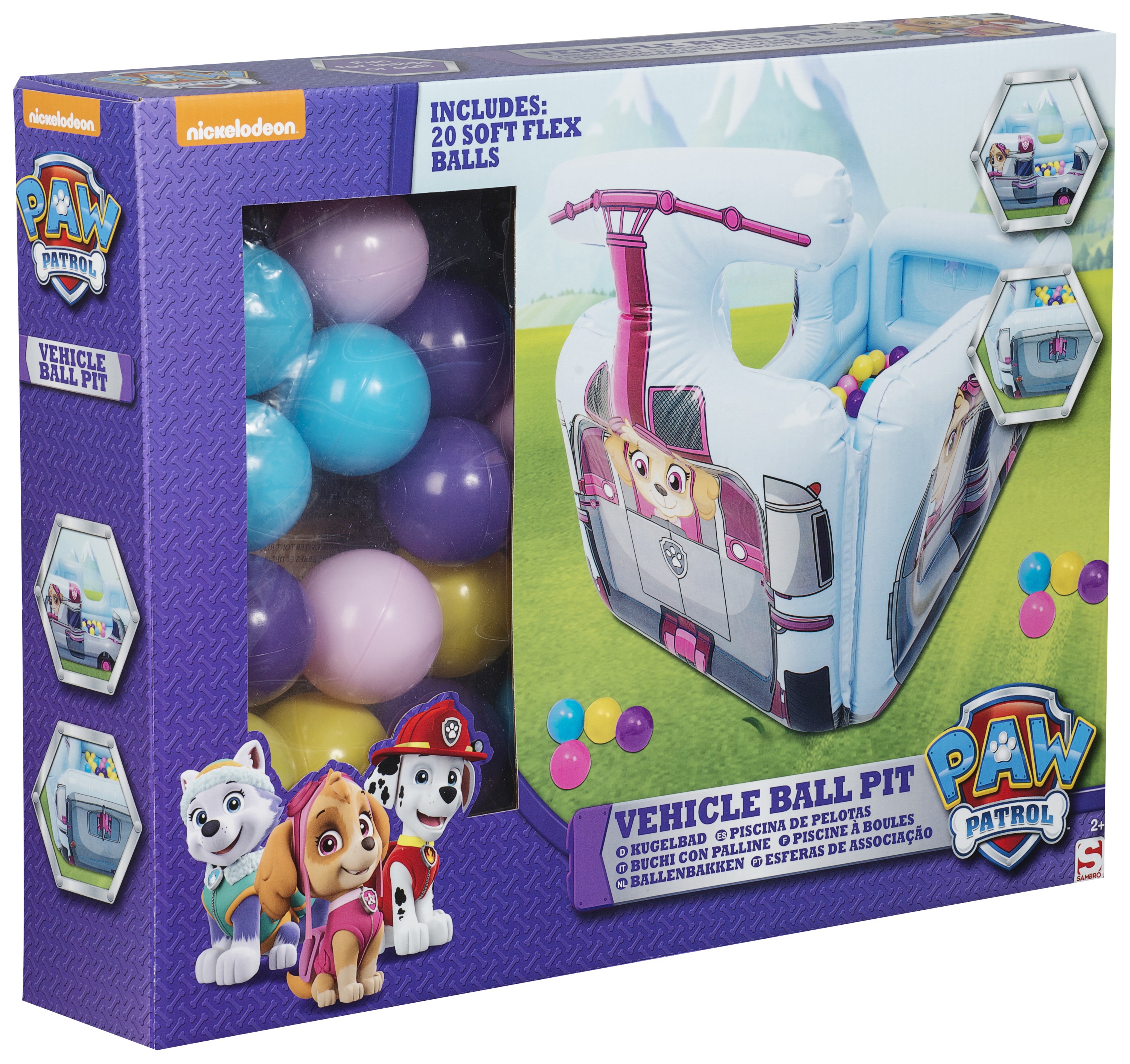 paw patrol inflatable ball pit