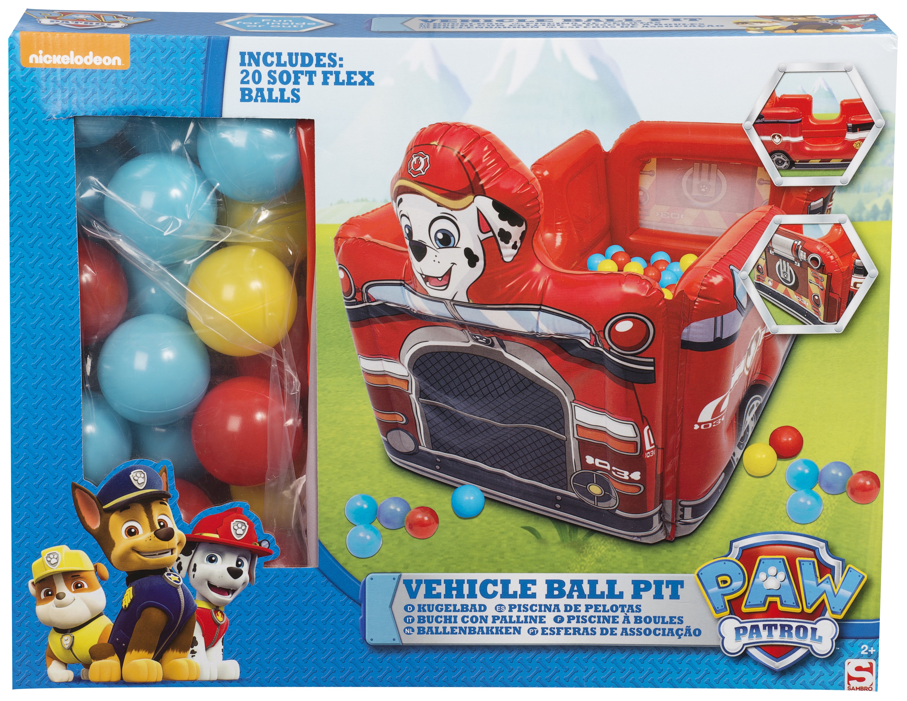 paw patrol inflatable ball pit