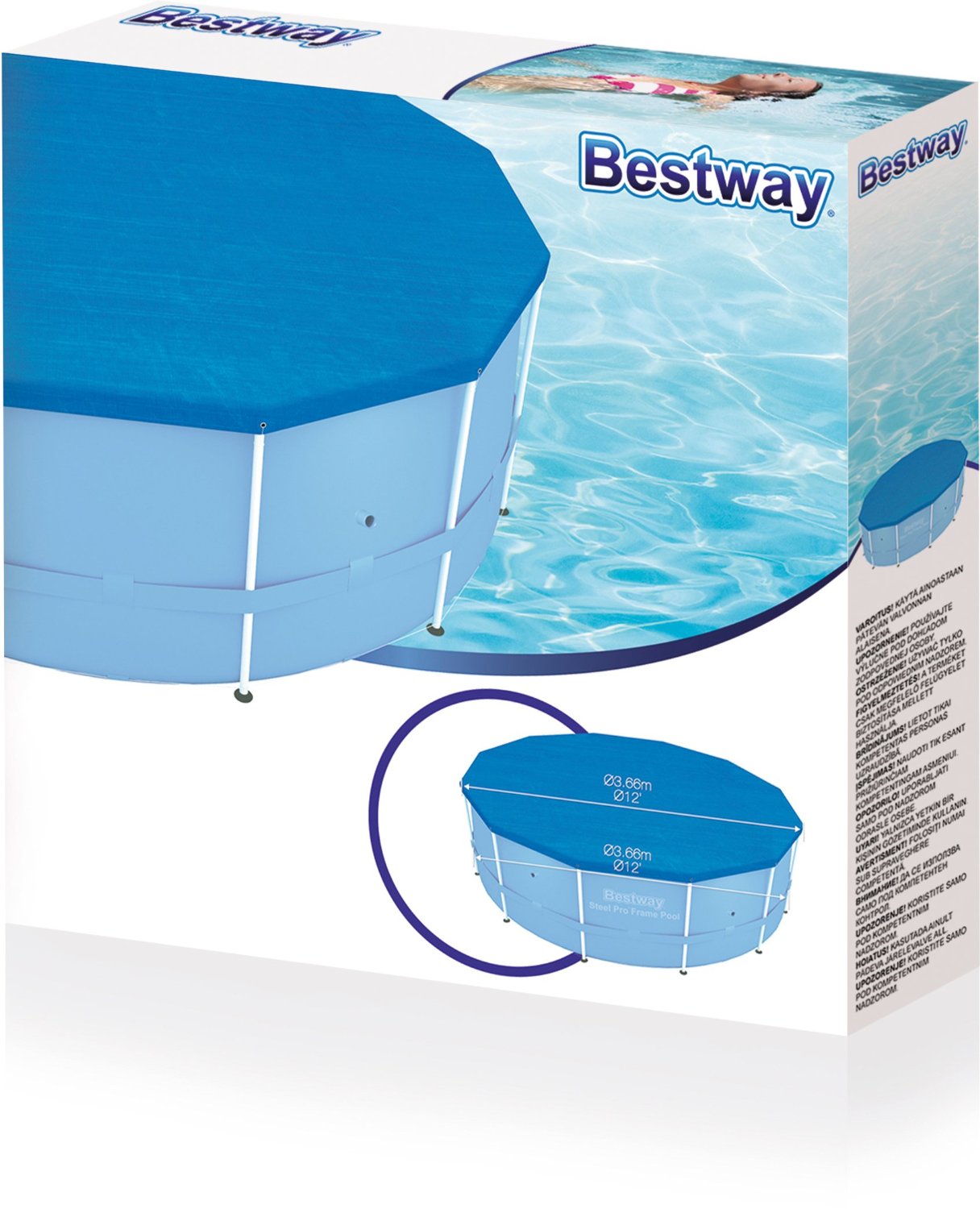 frame paddling pool with cover